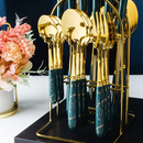 Jogo de Talheres Cabo em Cerâmica