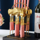 Jogo de Talheres Cabo em Cerâmica